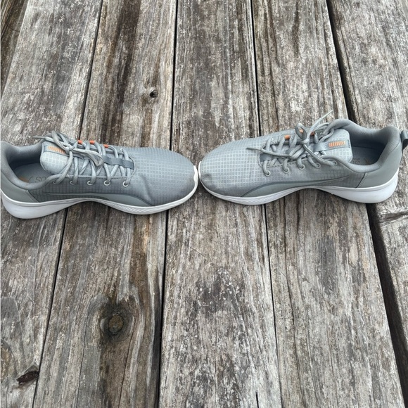 Puma Gray and Orange Running Shoes - Picture 7 of 7